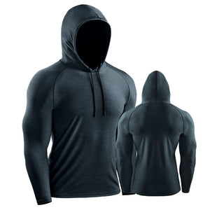 Men's Miecin Dry-Control Long Sleeve Hooded Tee