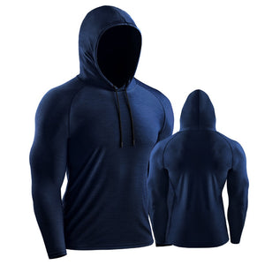 Men's Miecin Dry-Control Long Sleeve Hooded Tee