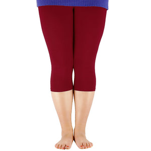 Women's Miecin Plus Size Capri Workout Leggings