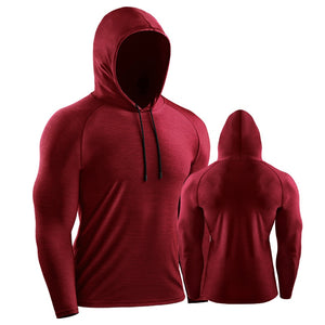 Men's Miecin Dry-Control Long Sleeve Hooded Tee