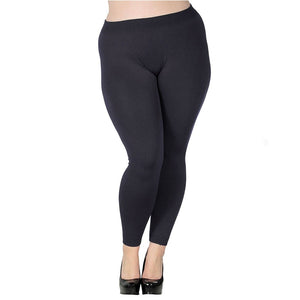 Women's Miecin Plus Size Modal Seamless High Waist Leggings