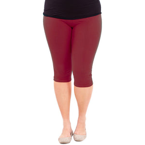 Women's Miecin Plus size Solid Summer Leggings