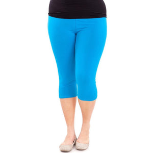 Women's Miecin Plus size Solid Summer Leggings