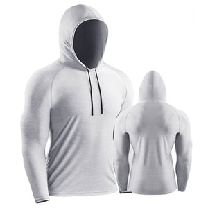 Men's Miecin Dry-Control Long Sleeve Hooded Tee