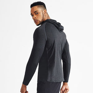 Men's Miecin Dry-Control Long Sleeve Hooded Tee