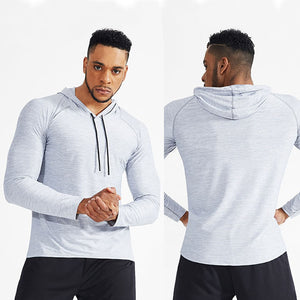 Men's Miecin Dry-Control Long Sleeve Hooded Tee