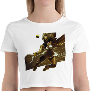 Women’s Miecin Tennis Crop Graphic Tee