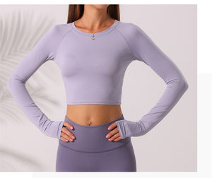 Women's Miecin Breathable Long-Sleeve Sports Top