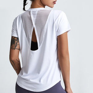 Women's Miecin Quick-Drying Short-Sleeved Yoga Top