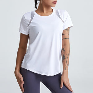 Women's Miecin Quick-Drying Short-Sleeved Yoga Top