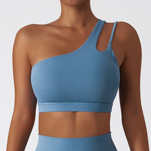 Women's Miecin Single Strap Yoga Sports Bra