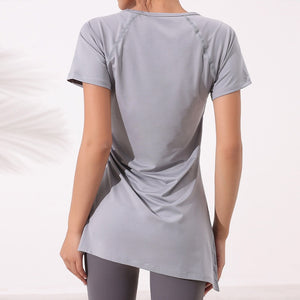 Women's Miecin Short-Sleeved Quick-Drying Yoga Top