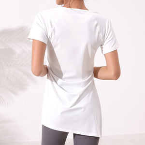 Women's Miecin Short-Sleeved Quick-Drying Yoga Top